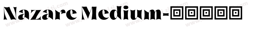 Nazare Medium字体转换